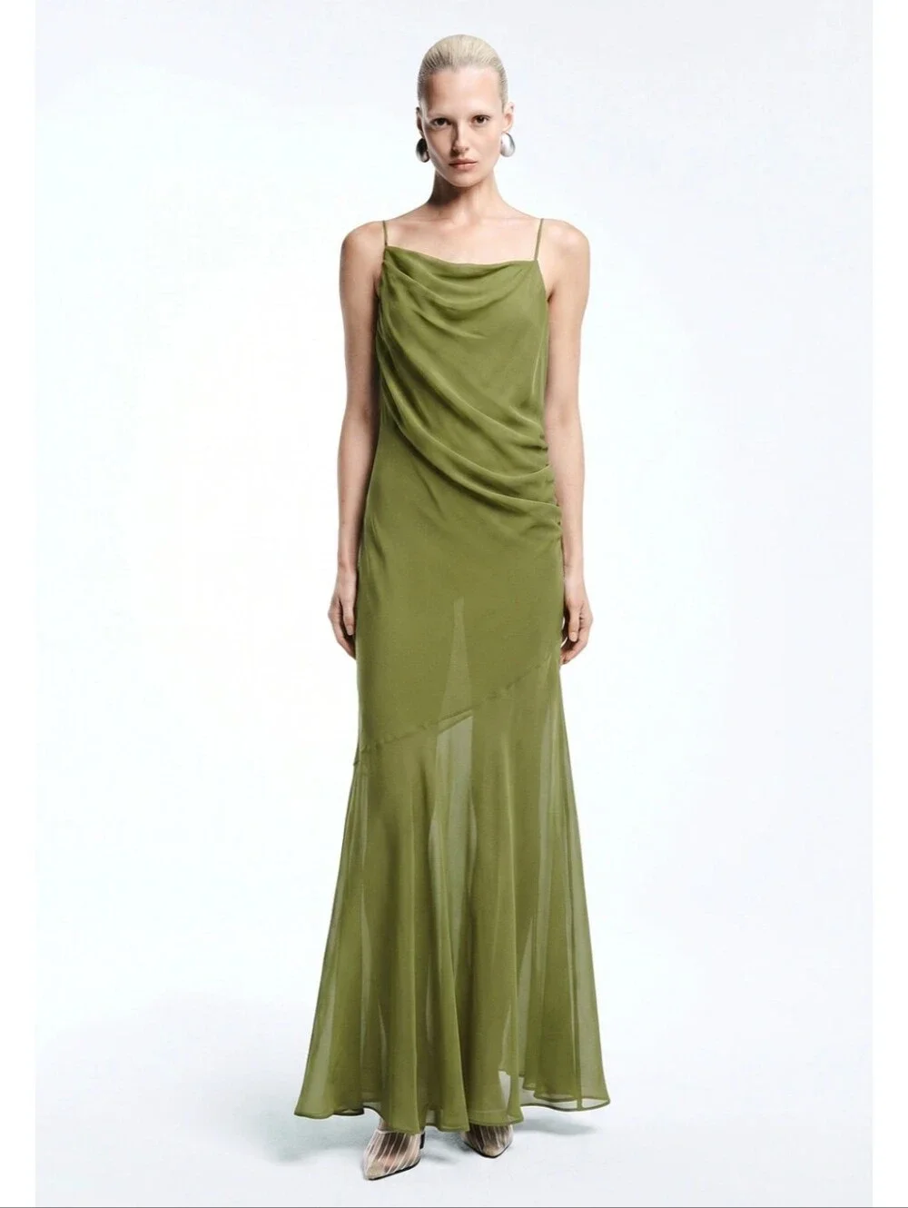 Siagre Silk Backless Gown - Picture 3 of 4